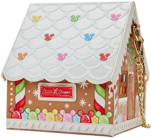 Sac à bandoulière Minnie Mouse Maison de Pain d&#039;épices Loungefly