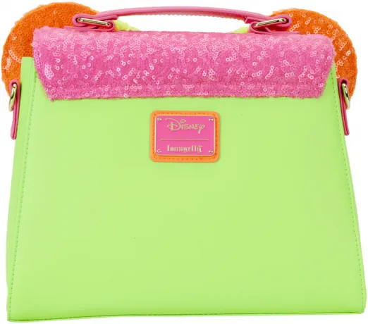 Sac à bandoulière Minnie Mouse Neon Sequin Loungefly