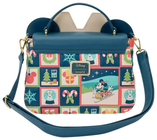 Sac à bandoulière Minnie Mouse Noël Loungefly