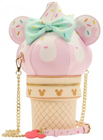 Sac à bandoulière Minnie Soft Serve Ice Cream Stitch Shoppe Loungefly