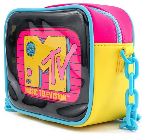 Sac à bandoulière MTV Néon Lumineux Loungefly