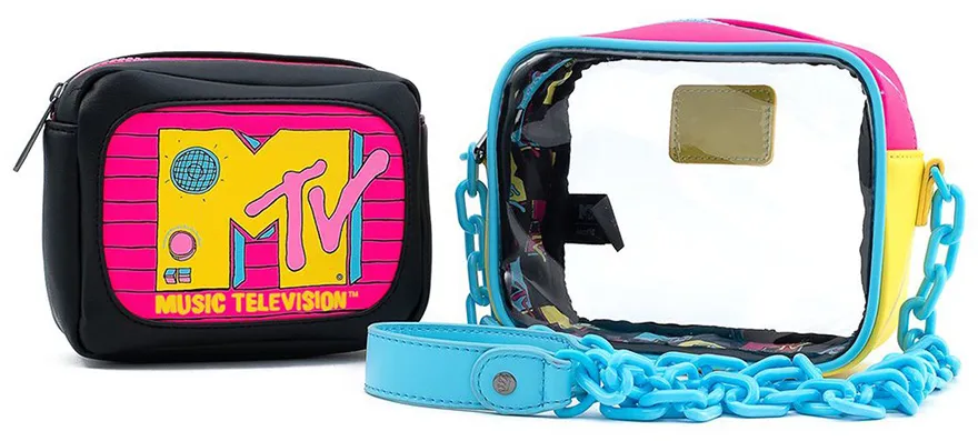 Sac à bandoulière MTV Néon Lumineux Loungefly