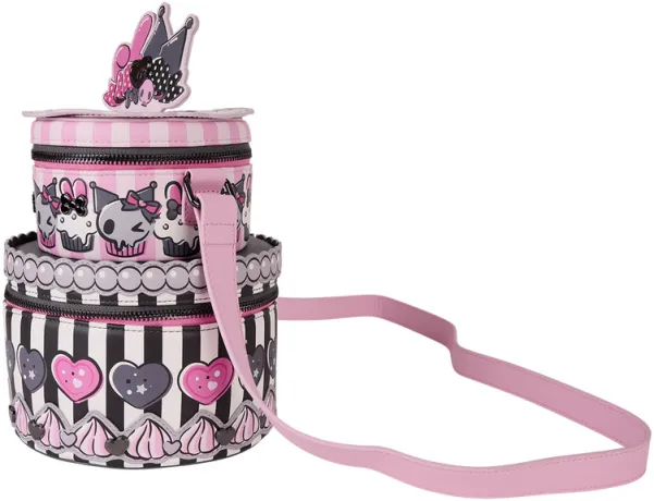 Sac à bandoulière My Melody &amp; Kuromi Gâteau Figural Loungefly