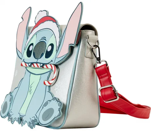 Sac à bandoulière Pailleté Stitch Noël Loungefly