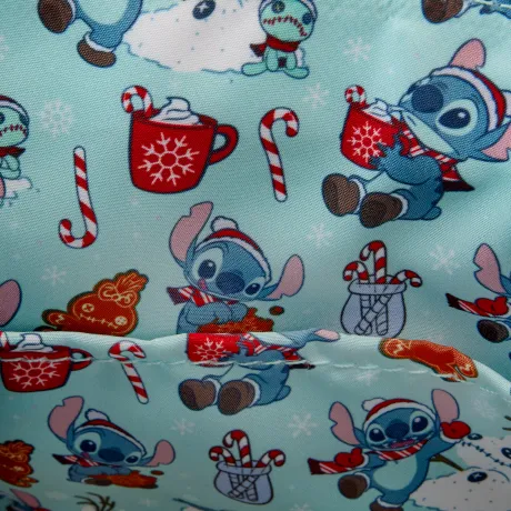 Sac à bandoulière Pailleté Stitch Noël Loungefly