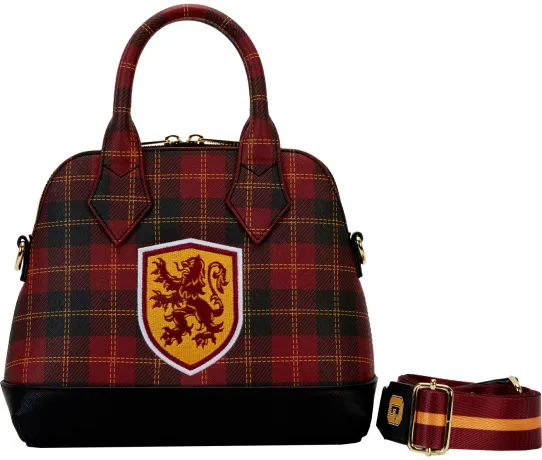 Sac à main Plaid de Gryffondor avec écusson Loungefly