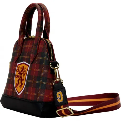 Sac à main Plaid de Gryffondor avec écusson Loungefly