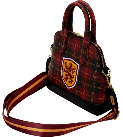 Sac à main Plaid de Gryffondor avec écusson Loungefly