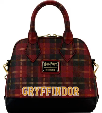 Sac à main Plaid de Gryffondor avec écusson Loungefly