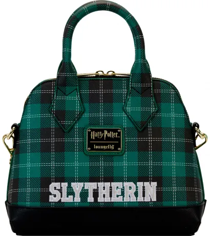 Sac à main Plaid de Serpentard avec écusson Loungefly