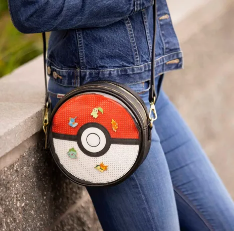 Sac à bandoulière Poké Ball Pin Trader Loungefly