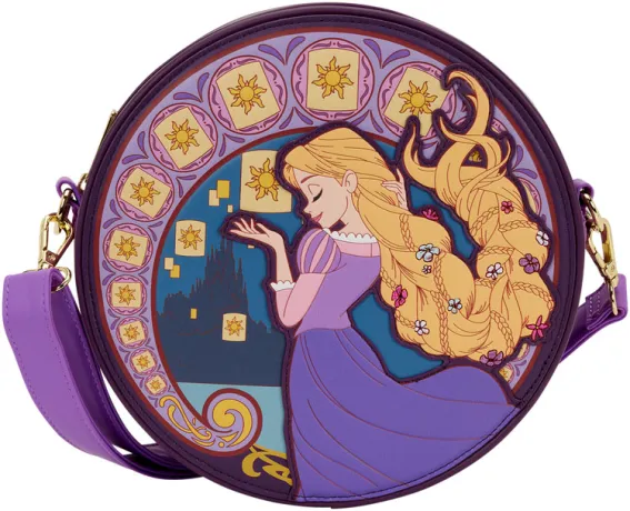 Sac à bandoulière Raiponce Lanternes Loungefly