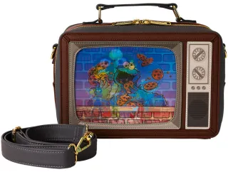 Sac à bandoulière Retro TV Lenticulaire Loungefly