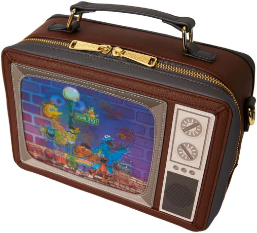 Sac à bandoulière Retro TV Lenticulaire Loungefly