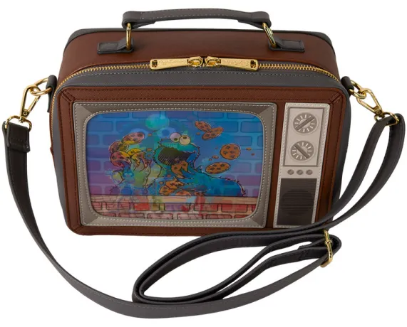 Sac à bandoulière Retro TV Lenticulaire Loungefly