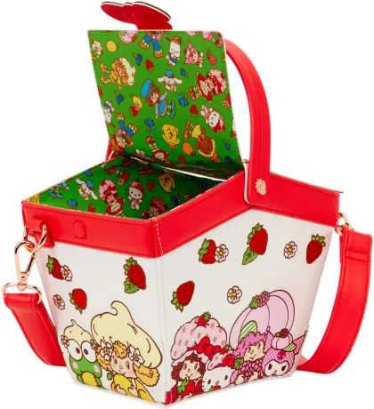 Sac à bandoulière Sanrio Hello Kitty x Charlotte aux Fraises Panier Pique-nique Figural Loungefly