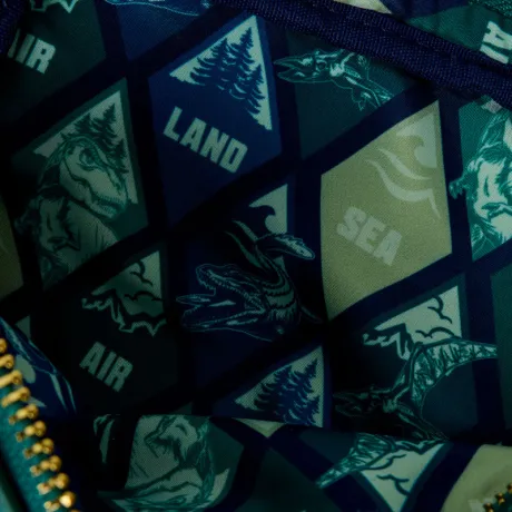 Sac à bandoulière Silhouette Dinosaure Jungle Loungefly