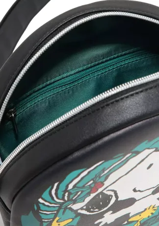 Sac à bandoulière Snoopy Couronne de Noël Loungefly