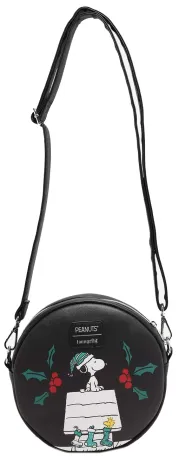 Sac à bandoulière Snoopy Couronne de Noël Loungefly