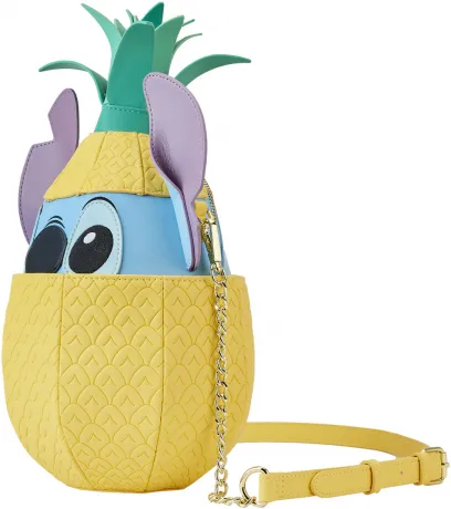 Sac à bandoulière Stitch dans l&#039;Ananas Stitch Shoppe Loungefly
