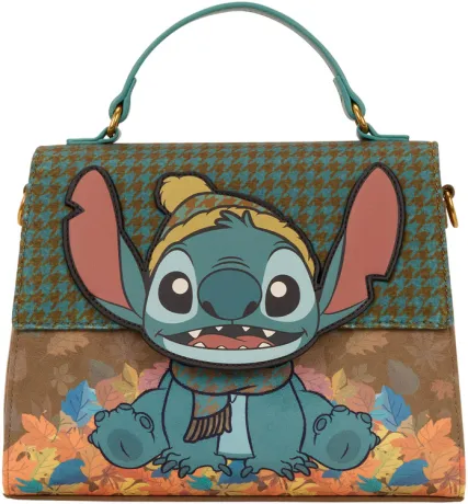 Sac à bandoulière Stitch Feuilles d&#039;automne Loungefly