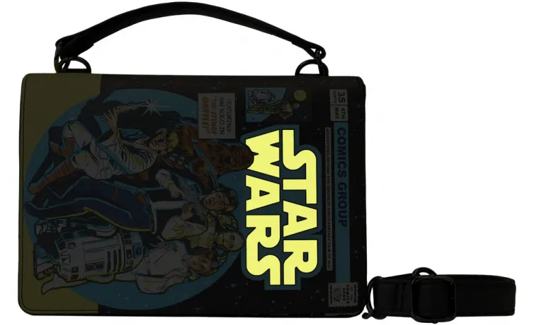 Sac à bandoulière Stitch Shoppe Côté Obscur VS Côté Lumineux Bande Dessinée Loungefly