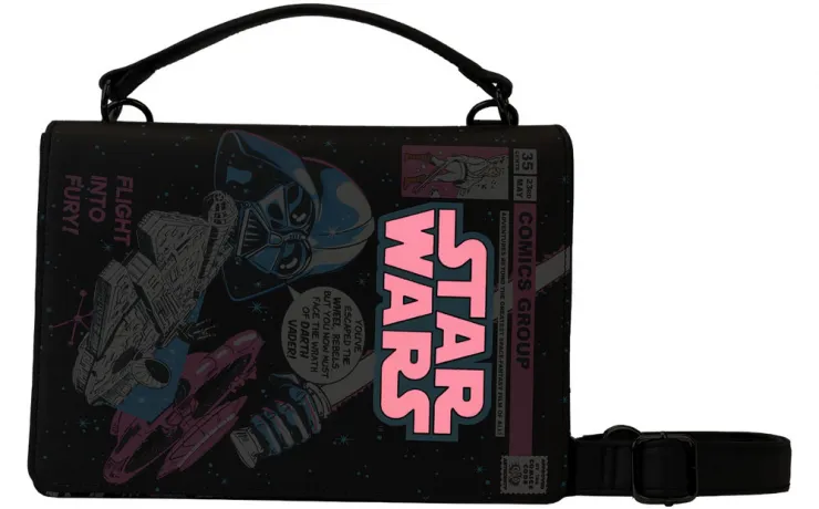 Sac à bandoulière Stitch Shoppe Côté Obscur VS Côté Lumineux Bande Dessinée Loungefly