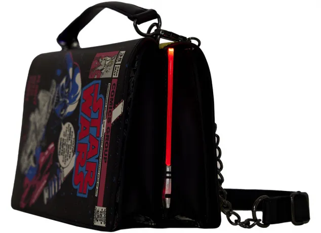 Sac à bandoulière Stitch Shoppe Côté Obscur VS Côté Lumineux Bande Dessinée Loungefly