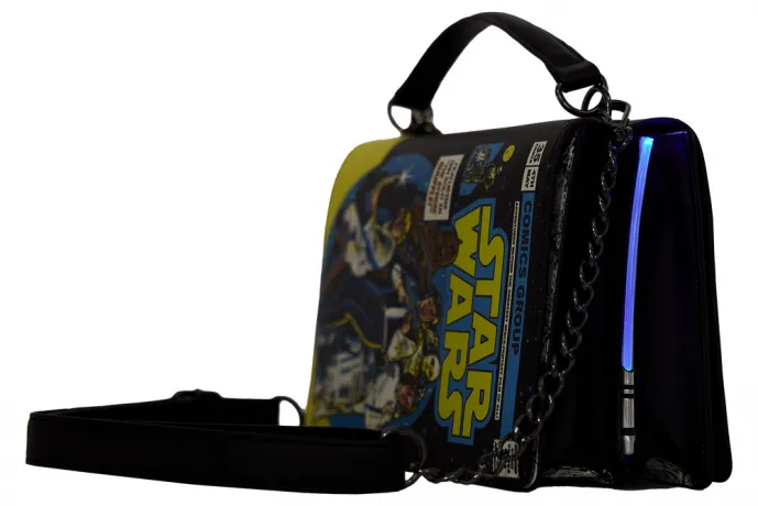 Sac à bandoulière Stitch Shoppe Côté Obscur VS Côté Lumineux Bande Dessinée Loungefly