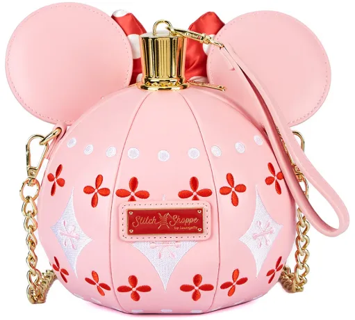 Sac à bandoulière Stitch Shoppe Minnie Mouse Boule de Noël Loungefly