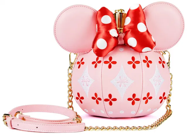 Sac à bandoulière Stitch Shoppe Minnie Mouse Boule de Noël Loungefly