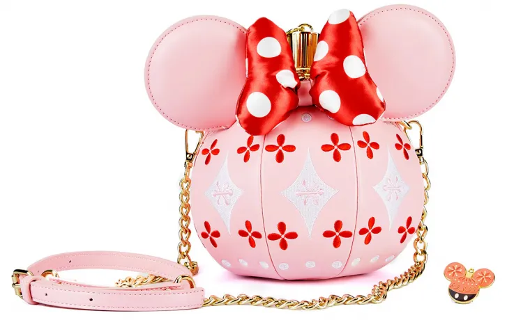 Sac à bandoulière Stitch Shoppe Minnie Mouse Boule de Noël Loungefly