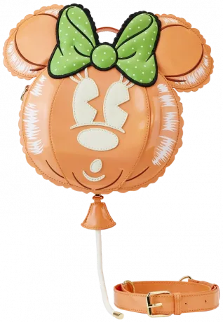 Sac à bandoulière Stitch Shoppe Minnie Mouse Citrouille Ballon Glow Loungefly