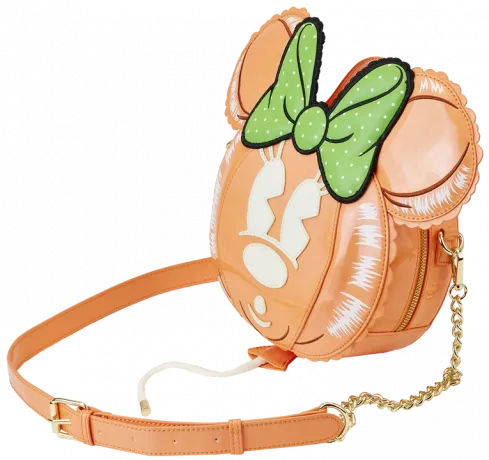 Sac à bandoulière Stitch Shoppe Minnie Mouse Citrouille Ballon Glow Loungefly
