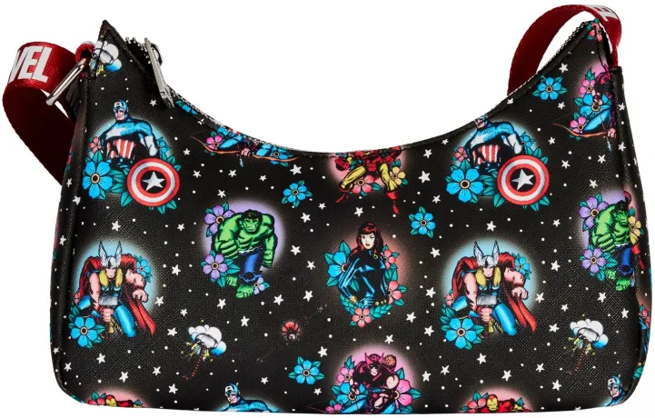 Sac à bandoulière Tatouage Floral Loungefly