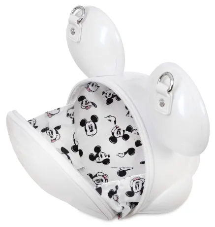 Sac à bandoulière Tête Mickey Mouse Figural Blanc Loungefly