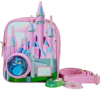 Sac à bandoulière Trois Bonnes Fées Château Vitrail Loungefly