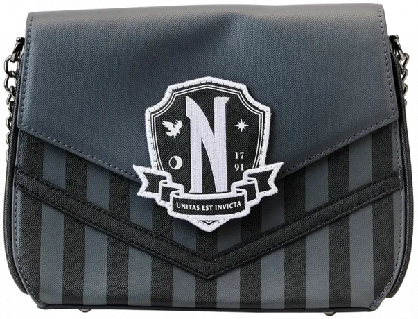 Sac à bandoulière Mercredi Addams Uniforme de la Nevermore Academy Loungefly