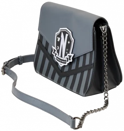 Sac à bandoulière Mercredi Addams Uniforme de la Nevermore Academy Loungefly