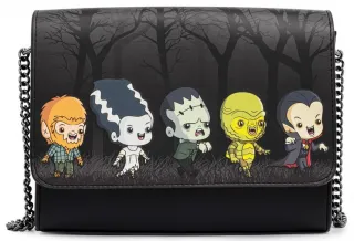 Sac à bandoulière Universal Monsters Chibi Line Loungefly