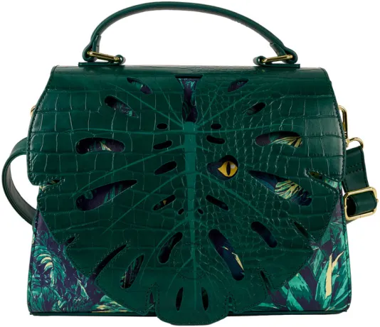 Sac à bandoulière Velociraptor Jungle Glow Loungefly