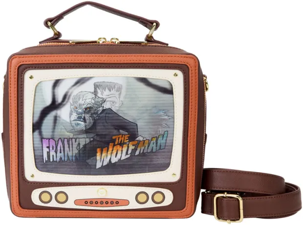 Sac à bandoulière Vintage TV Lenticulaire Loungefly