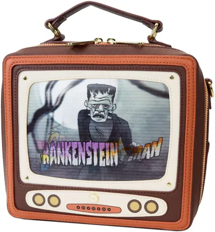Sac à bandoulière Vintage TV Lenticulaire Loungefly
