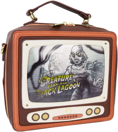 Sac à bandoulière Vintage TV Lenticulaire Loungefly