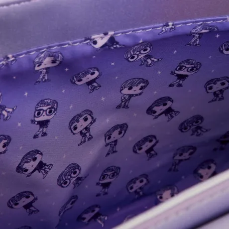 Sac à bandoulière Violet Pop! By Loungefly Logo Iridescent Loungefly