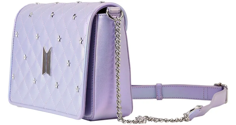 Sac à bandoulière Violet Pop! By Loungefly Logo Iridescent Loungefly