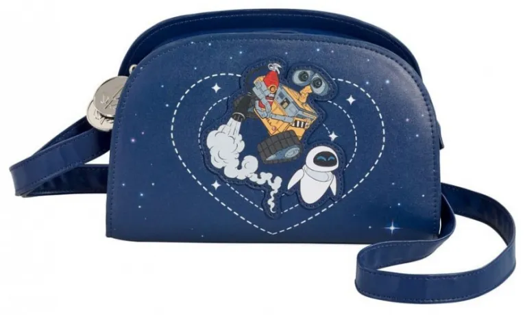 Sac à bandoulière Wall-E et Eve Cœur Loungefly