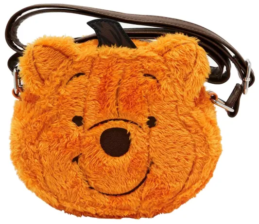 Sac à bandoulière Winnie l&#039;Ourson Citrouille Peluche Loungefly
