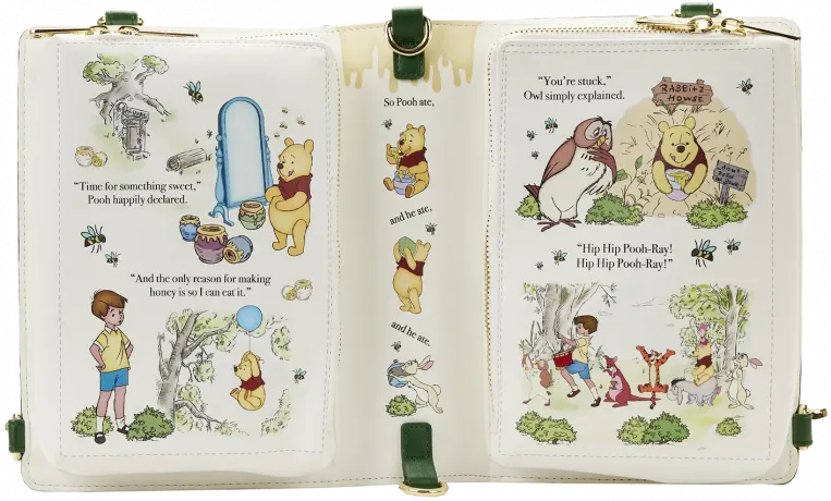 Sac à bandoulière convertible Livre Classique Winnie l&#039;Ourson Loungefly