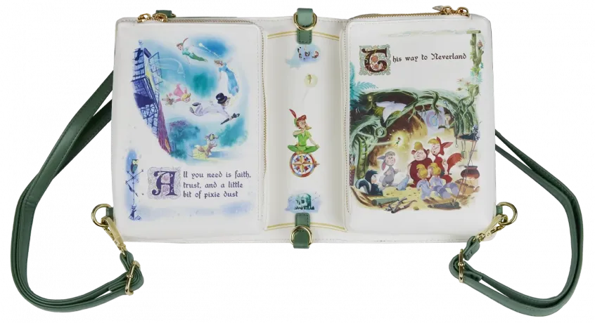 Sac à bandoulière convertible Livre Classique Peter Pan Loungefly